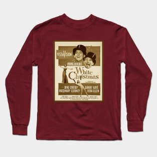 White Christmas (Sepia) Long Sleeve T-Shirt